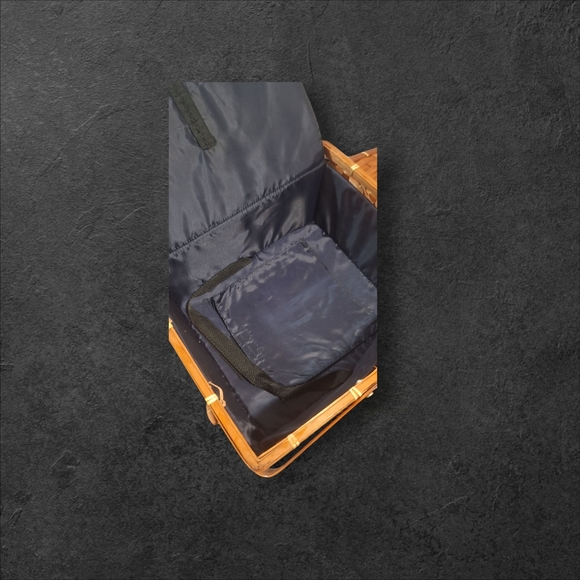 Vintage anchor hocking ovenware casserole CLEAR 11" diameter 2 quart with basket - Picture 5 of 8